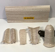 Плинтус Плинтус Ideal Comfort 55mm Ясень светлый 254 фото 1 | FLOORDEALER